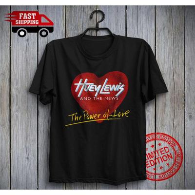 Huey Lewis And The News Power Of Love T Shirt Sean Hopper 1985