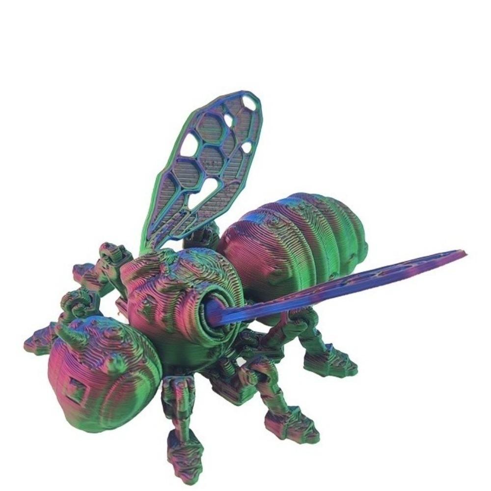 Movable Joint Mechanical Bee Toy Wing Joints Movable Joint Insect Toy  Home Decorations