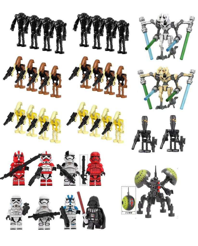 Children's Building Block Toy: Multi-Model Assembly Set of Combat Robot Soldiers – Educational Gift