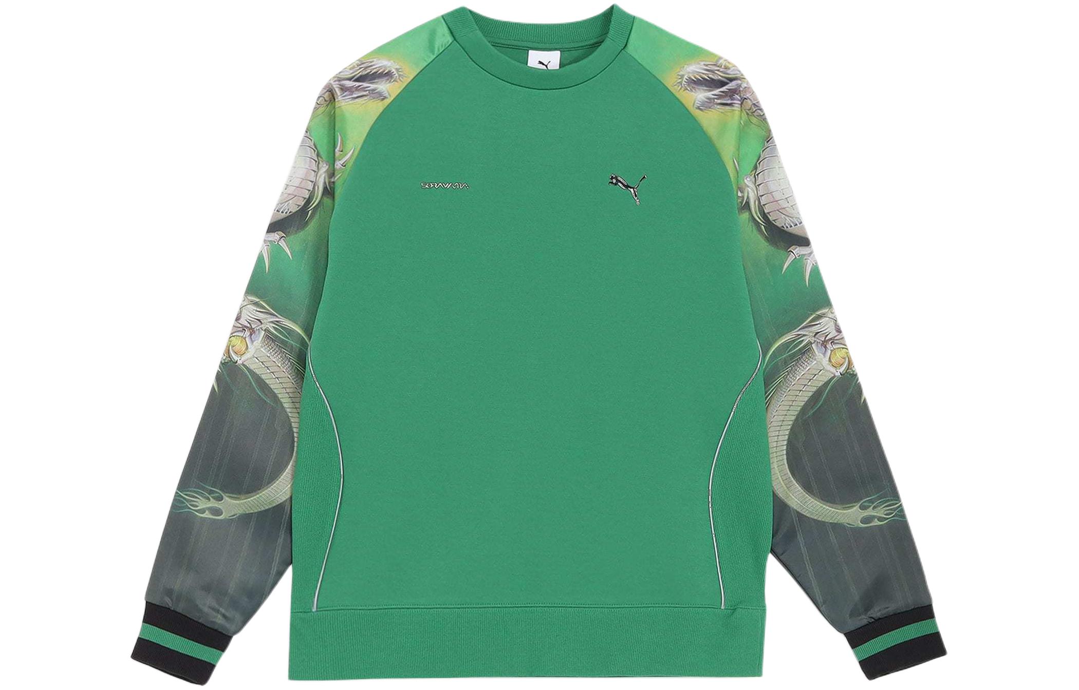 PUMA x SORAYAMA Sweatshirt Men s Green 626533-17 M
