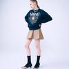 [Mardi mercredi] Sweatshirt Flowermardi_navy Creme