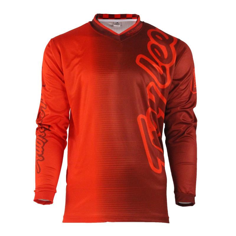 , off-road racing clothes, European and American sizes, loose version, long-sleeved T-shirt, quick-drying top, versatile and handsome