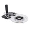 Universal Router Base Set Acrylic ABS Accurate Cutting Adjustable Stable Router Guide for Milling