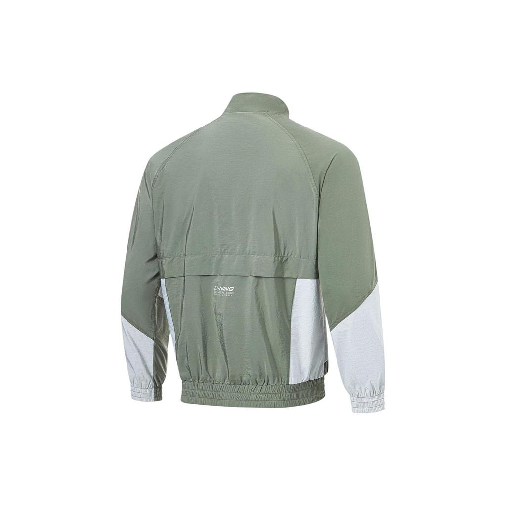 Li Ning Fitness Series Jacket Men's Gray Green AFDT385-4