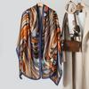 E-commerce Buckle Thin Women's Summer Travel Outer Shawl Scarf High-quality Printed Shawl