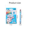 8pcs/set Boxed Crayon 8.5cm Colored Office Culture Art Classroom Supplies Students DIY Drawing Pen School Children Rewards TMZ