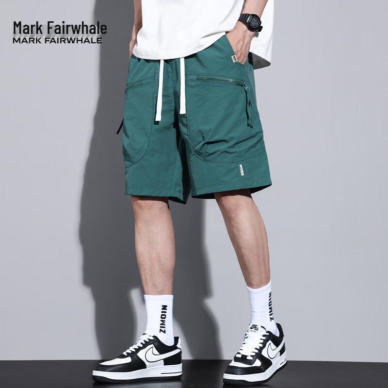 Mark Fairwhale Men s Tencel Blend Cargo Shorts L чирковый