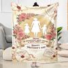 Mother's Day Love Blanket Suitable for Sofas,travel, Living Rooms Also a Good Gift for Friends and Family Suitable for All Seasons.