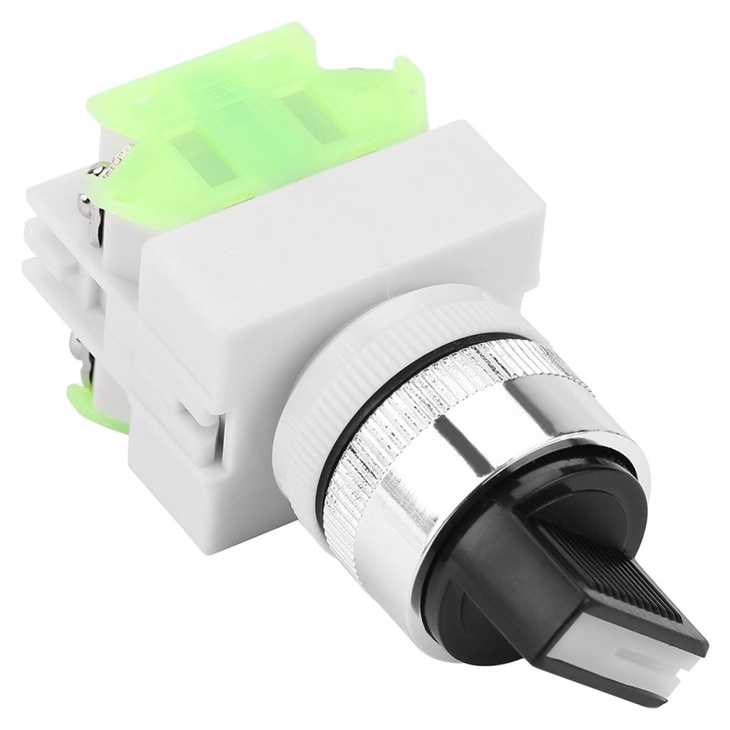 Selbsthemmender Drehschalter mit 3 Positionen, gehaltener Wahlschalter, LAY3720X31