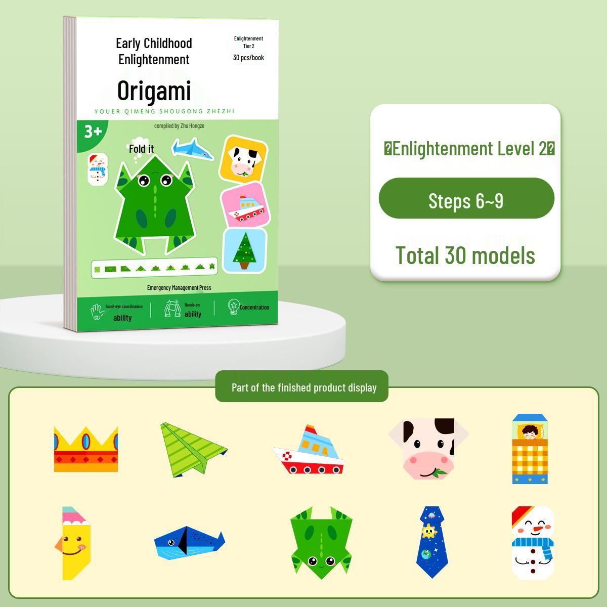 3D Origami Book for Kids: Educational Paper Craft & DIY Toys (Ages 3-6)