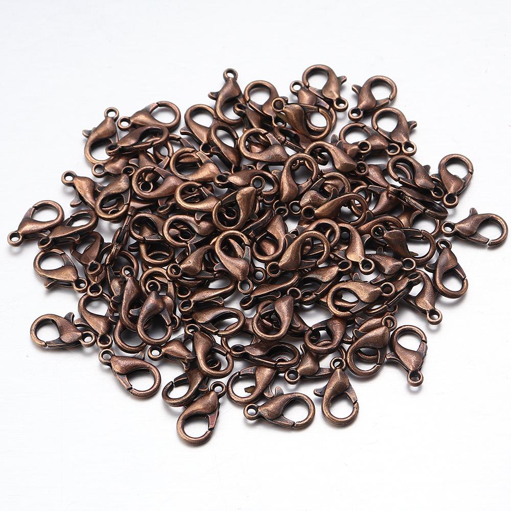 High Quality Metal Gold Silver Plated Lobster Clasps for Jewelry Making DIY Bracelets Necklaces Hooks Chain Closure Accessories