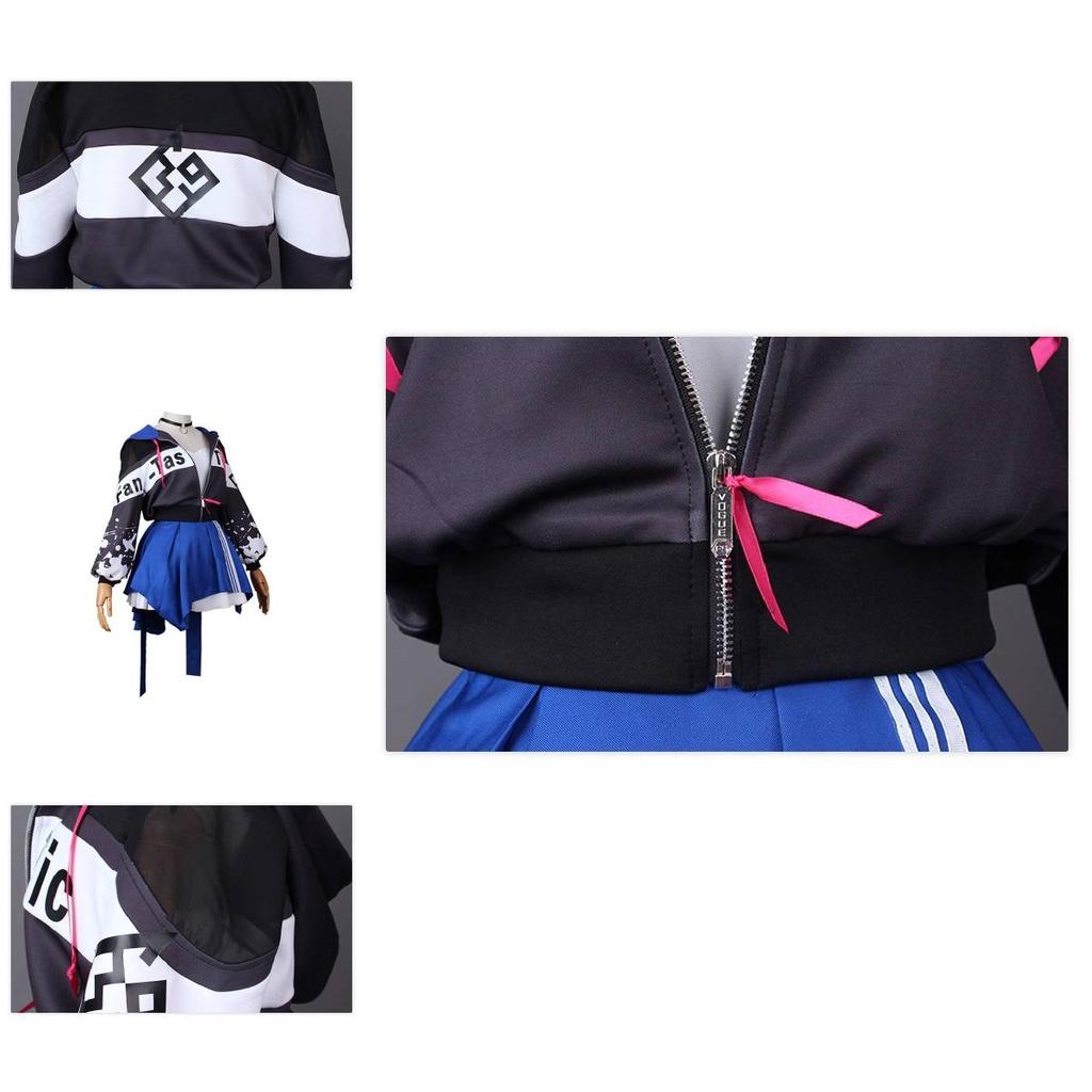 Costume Cosplay Adulto Gonna Per Hatsune Miku Project Diva Gioco di Natale