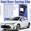 Black Plastic Fuel Door Spring Clip Compatible with Toyota Car, - Avalon, Camry, RAV4, 2004-2009 4Runner (Replace 77360-35040)
