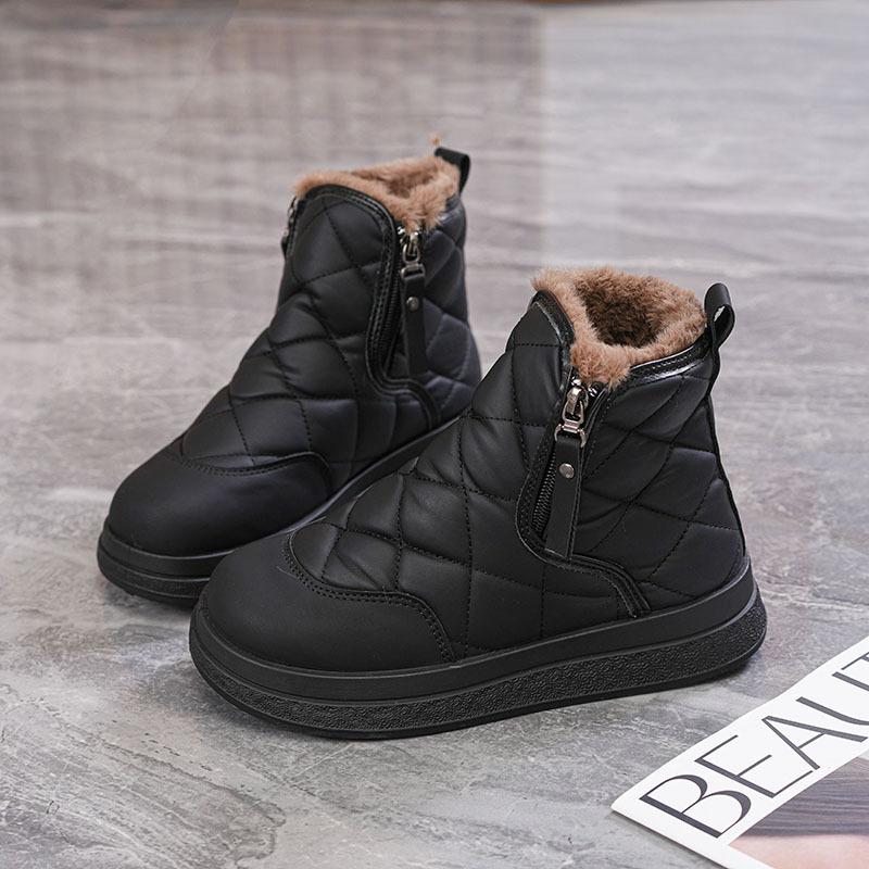Women's Cold-proof Warm Padded Snow Boots Thick-soled High Anti-skid Wear Outdoor Leisure Training Sports Shoes Cotton Boots