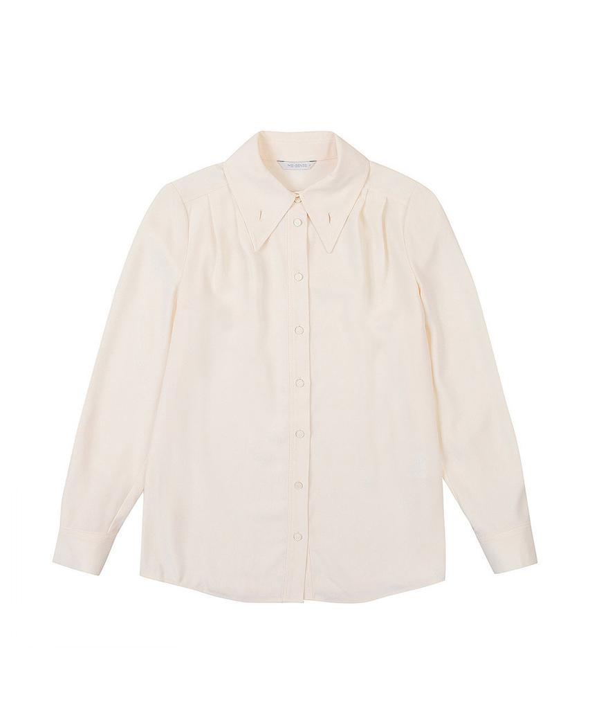 MESENSE Chain-Detailed Collar Blouse_Mb1Zblp105C