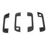 Car Exterior Door Handle 51218122442 Black Door Handle Frame Trim Cover Set for E36 E34 E32