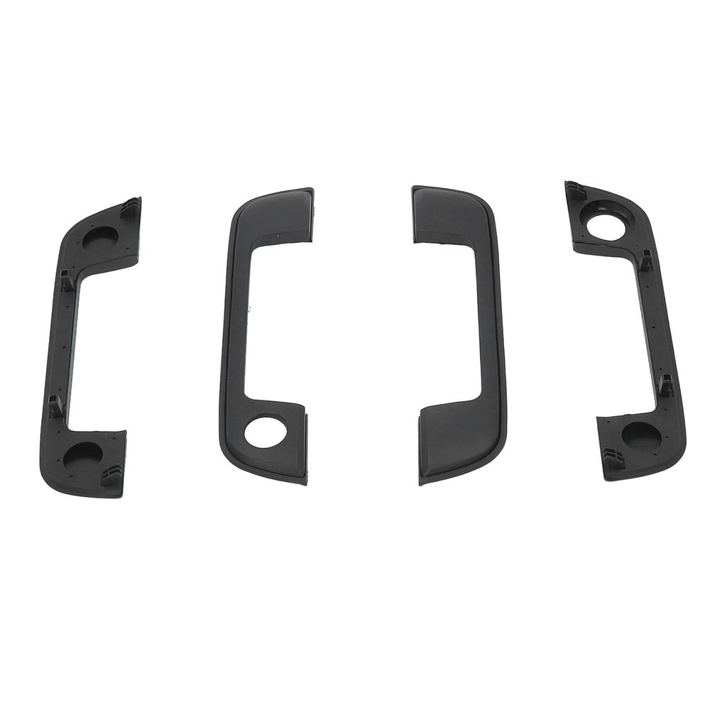 Car Exterior Door Handle 51218122442 Black Door Handle Frame Trim Cover Set for E36 E34 E32