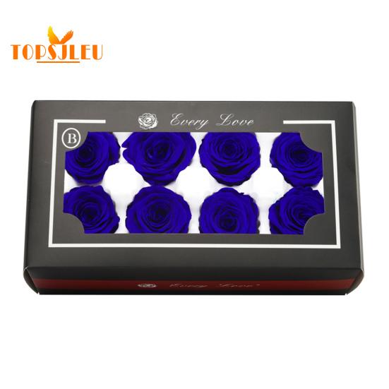 8Pcs Eternal Rose Flowers,Vibrant Color,Natural-Looking Forever Blossom,Handmade Preserved Flower Rose Ornament