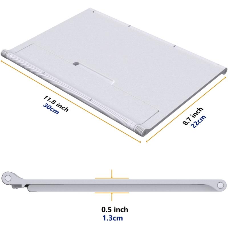 Tablet Stand for Desk Ergonomic Foldable Computer Stand Adjustable Height Stand for Collaborative Work Easy Storage