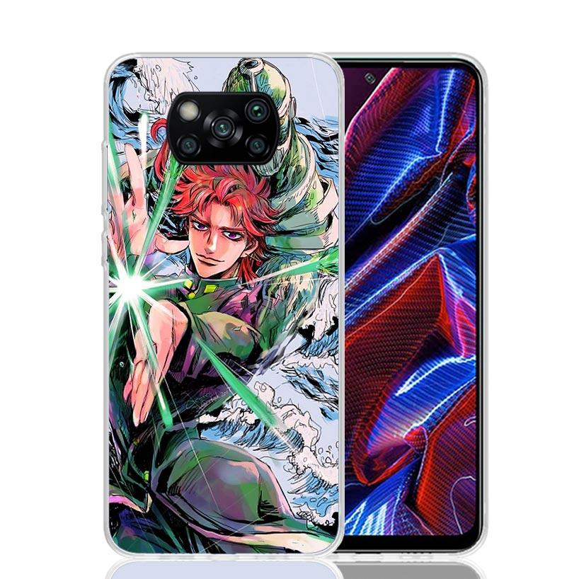 JoJo Bizarre Adventure Case Phone Cover for Xiaomi Redmi Note 10 9 9S 8 8T 7 5 Pro Mi 12T 11T 10T 9T 12 11 Lite A3 A2 Trend Fund