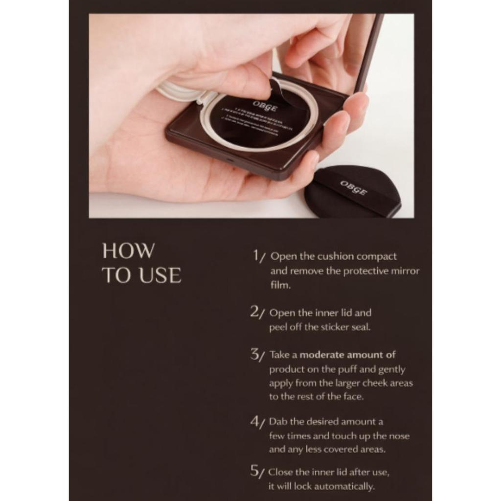 [OBgE] Perfect Homme Cushion 15g 3colors
