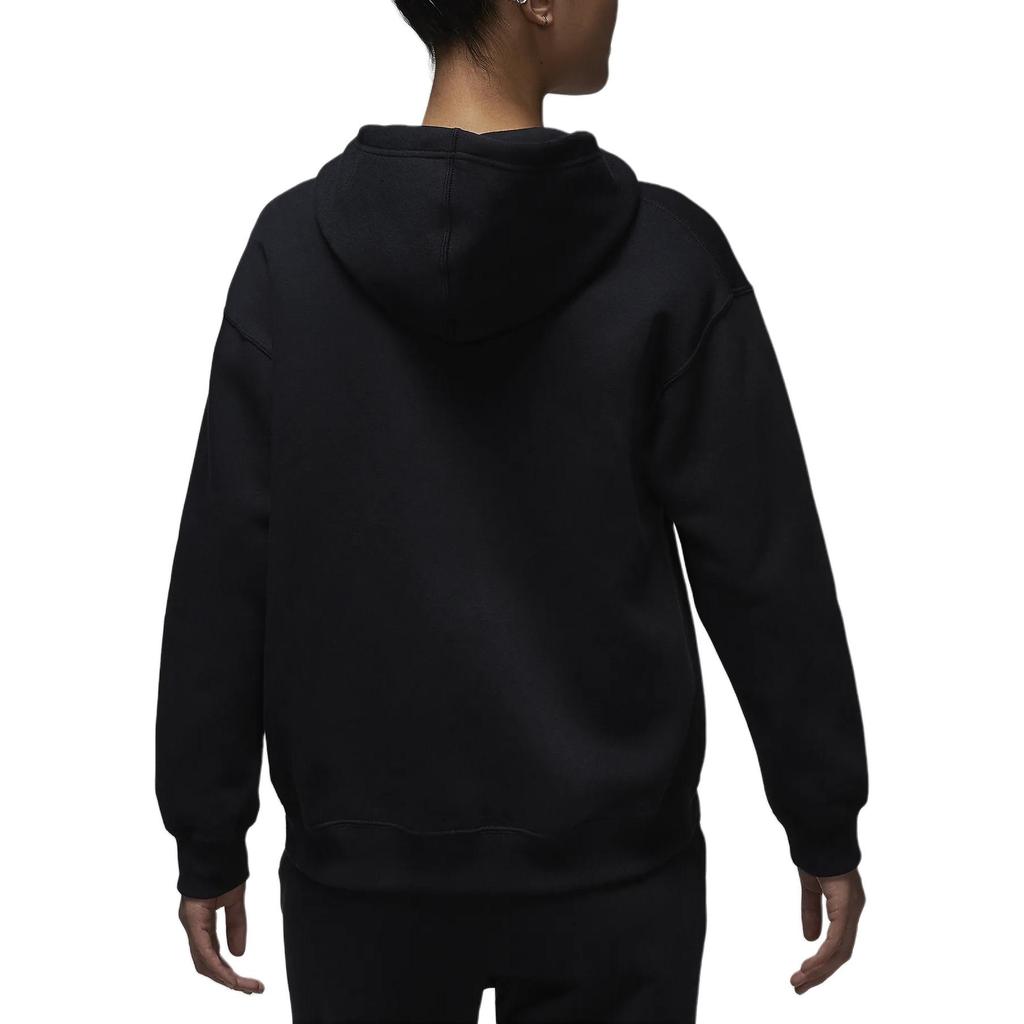(WMNS) Air Jordan Brooklyn Fleece Full Zip Hoodie Asia Sizing 'Black' Women's FV7168-010