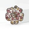 European & American Fashion Rhinestone Alloy Brooch Corsage for Suits, Dresses & Scarves.