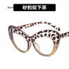 Oversized Glasses Cat Eye Eyeglass Frame For Women New Vintage Style Clear Lens Luxury Eyeglasses Leopard Candy Color Eyewear