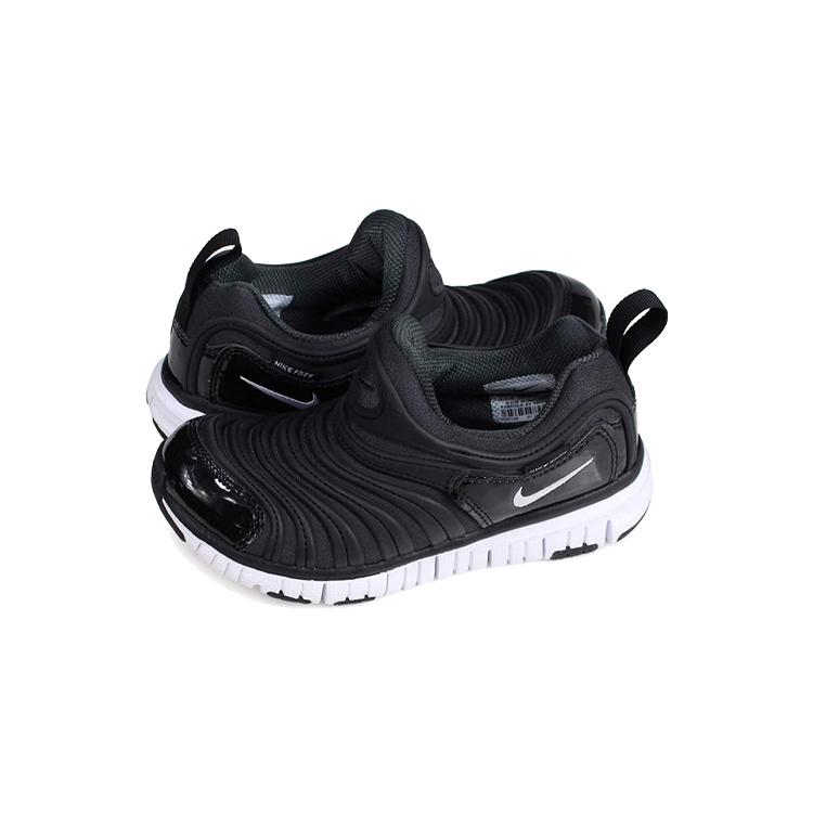 Nike Dynamo Free Slip On Cushioning Breathable Low Top Kids Lifestyle Shoes Black Infant And Toddler 343738-013