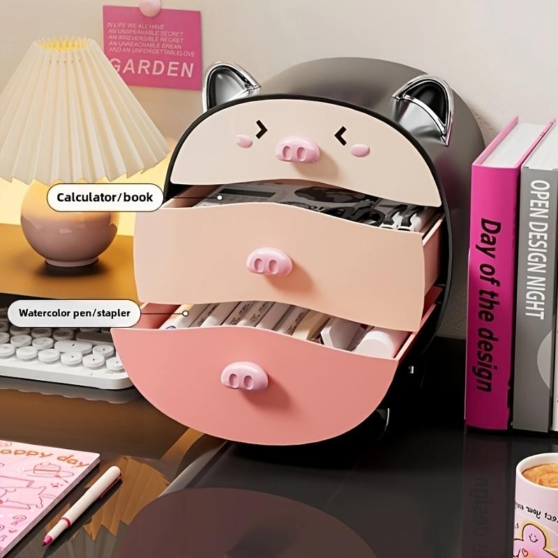 

Makeup Organizer for Vanity, Countertop Organizer With Drawers, Spacious Cosmetic Display Case for Beauty Essential, Skincare чорний