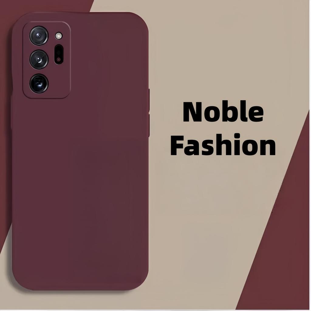 Fashion Solid Colour Shockproof Protective Liquid Silicone Phone Case For Samsung Galaxy Note 20 Ultra/Note20/Note10+ /Note 10