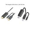 Universal USB +Type C Flexible Extension Cable for PC to PC Wide Operating Systems Data Sync USB2.0/USB3.0 Optional