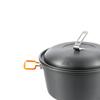 Camping Pot Cooking Portable Steamer Boiling Soup Outdoor Cookware for Kitchen