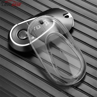 TPU Transparente Auto-Schlüsselhülle Abdeckung Für Mercedes Benz W206 W223 C S-Klasse S350 C200 C260 C300 S400 S450 S500 2021 2022 2023 2024