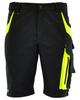24H NEOFLEX SARA XXXL Arbeitsshorts Schwarz-Gelb Reflektierend