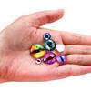 20 Piezas/lote Ojos de Dragón Ojo de Gato Juguetes Amuletos Redondos Manualidades 8-20 mm Cabujones de Vidrio Hechos a Mano Accesorios para Hacer Colgantes DIY