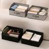 Drawer Type Non-woven Fabric Storage Box Square Folding Clothes Storage Organizer Large Capacity Space Saving