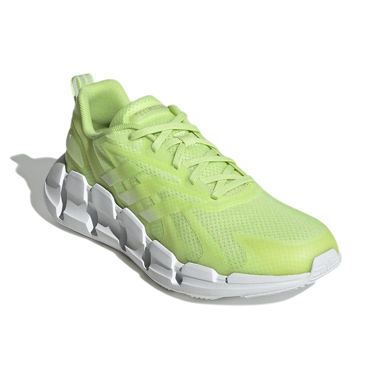 Adidas Ventice Comfortable Fabric Durable Breathable Low-Top Casual Running Shoes Men Sneakers Fluorescent-Green GV6610