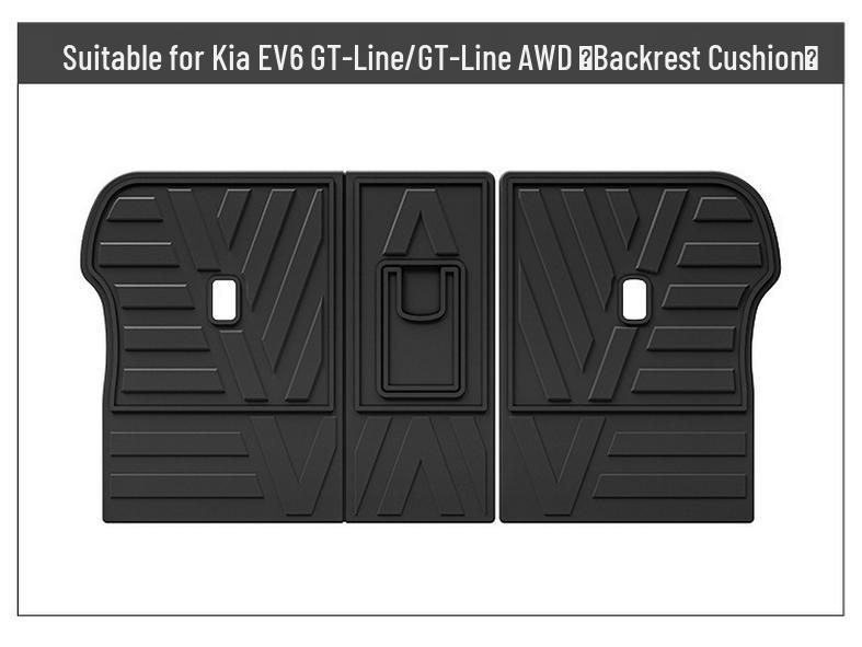 Kia EV6 2022-23 TPE Floor Mats - Complete Car & Trunk Coverage, Includes Backrest Mat