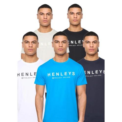Henleys Mens Henyfront T-Shirt (Pack of 5)