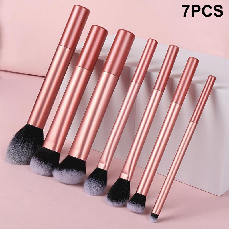 6/7/8/12 szt. Profesjonalny zestaw pędzli do makijażu Cień do powiek Róż Puder sypki Korektor Pędzel do makijażu Rozmiar podróżny Miękkie Włosie Syntetyczne Premium