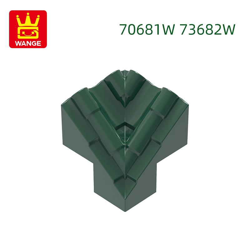 

Non-Toxic 85Pcs/Lot 70681W/70682W Corner Tiles 16Mm X 16Mm X 17Mm Building Blocks Moc Color Accessories Compatible With Brick about 85pcs