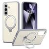 Magnetic Case for Samsung Galaxy A57 A56 A37 A36 A26 A17 A16 A55 A35 A25 A15 A07, Invisible Rotating Kickstand Slim Matte Cover