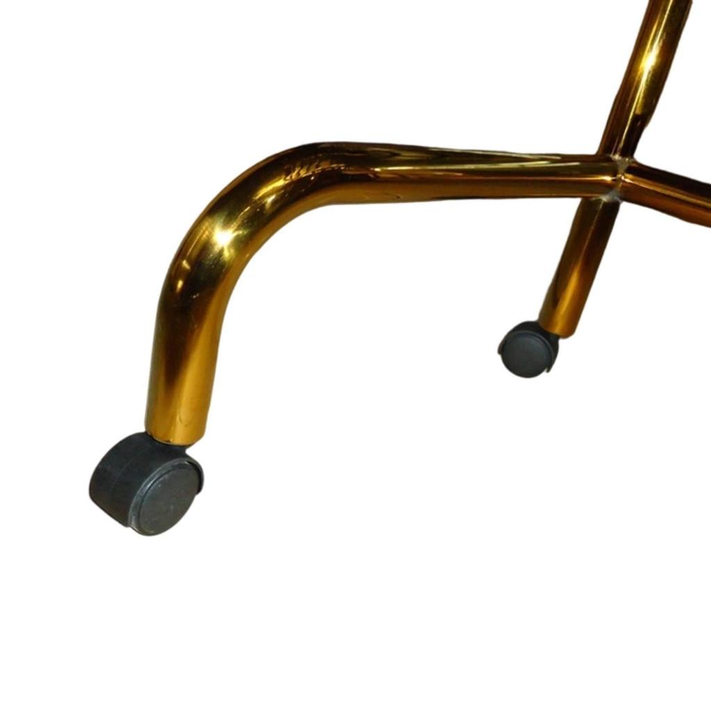 Magazine Rack Floor-Standing Catalog Holder Gold for Librarians