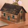 Creativity Wooden House Tissue Box B&B Restaurant Solid Wood Retro Paper Box Household Living Room Roll Paper Boxes