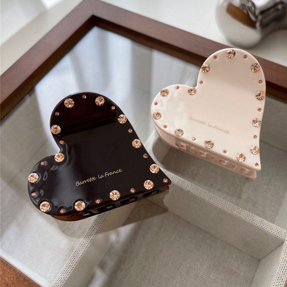 Acetic Acid Love Hair Claw Female Hair Accessories Korean Style Grab Clip Hair Clip