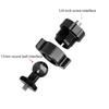 Confezione da 4 adattatori a testa sferica da 17 mm con vite da 1/4 di pollice per action cam, DSLR, supporto per telefono e tablet