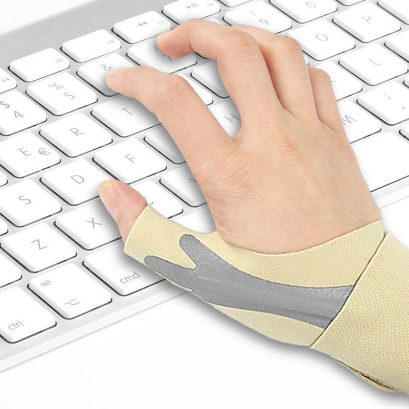 1Pcs Light Thin Thumb Tendon Sheath Wrist Guard Orthodontic Pressure Wrapped Wrist Guard Anti Sprain Thumb Protective Sleeve