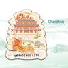 Chaozhou 3D Holz Metall Kühlschrankmagnet: China Stad Tourismus Souvenir