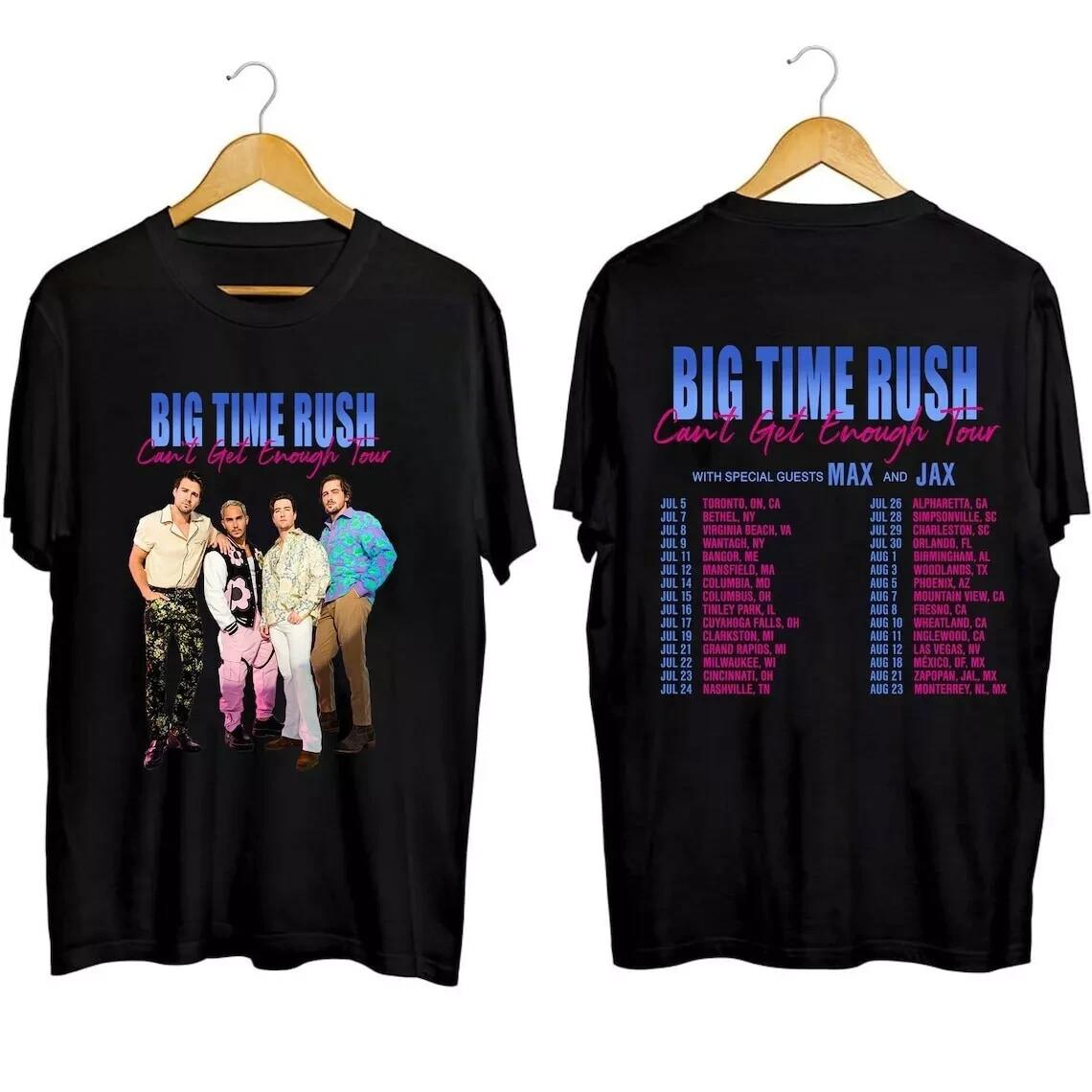 Big Time Rush Band Cant Get Enough Tour 2023 T-Shirt Concert Music Gift Fans S